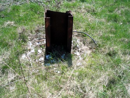 Vista Drive-In Theatre - Marquee Support - Photo From Water Winter Wonderland (newer photo)